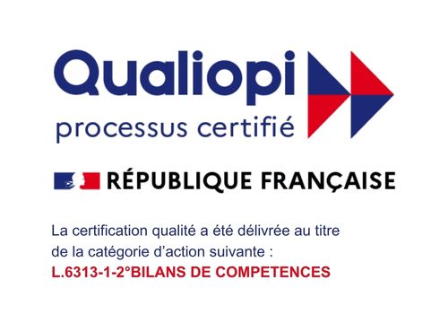 logo représentant le processus certifié qualiopi de Veronique Robillard