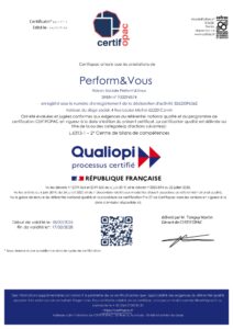 Certificat Qualiopi - Mise à jour le 18.02.2025